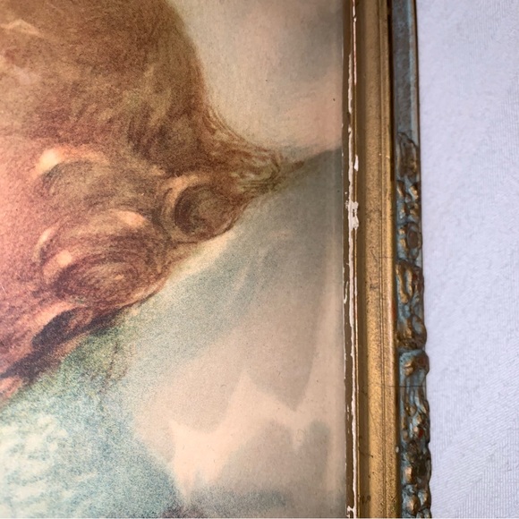 Vintage Heaven's Gift Annie Benson Muller Framed Wall Art Print Home Decor Baby - Picture 7 of 12
